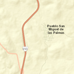 San Miguel de las Palmas Street Map