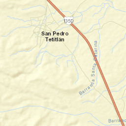 San Pedro Tetitlán Street Map