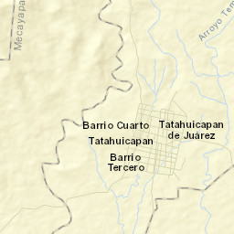 Tatahuicapan Street Map