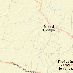Miguel Hidalgo Street Map