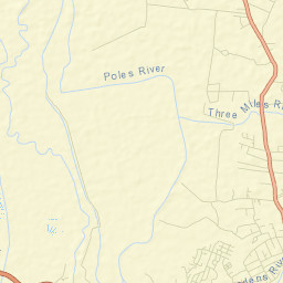 Three Mile River Street Map