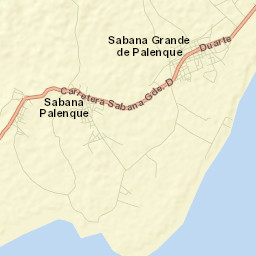 Sabana Grande de Palenque Street Map