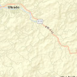 Utuado barrio-pueblo Street Map
