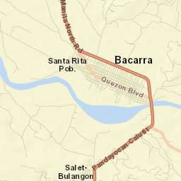 Bacarra Street Map