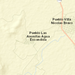 Villa Nicolás Bravo Street Map