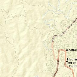 Acatlán Street Map