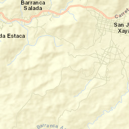 San Jerónimo Xayacatlán Street Map
