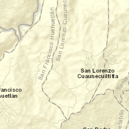 San Lorenzo Cuaunecuiltitla Street Map