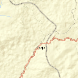 Troja Street Map