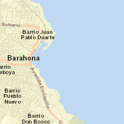 Santa Cruz de Barahona Street Map