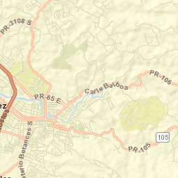 Mayagüez Street Map