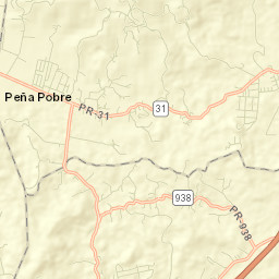 Peña Pobre Street Map