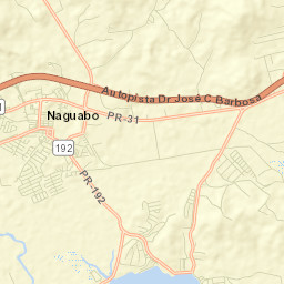 Naguabo Street Map