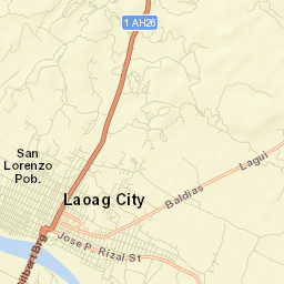 Laoag Street Map