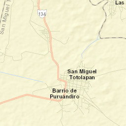 San Miguel Totolapan Street Map