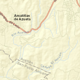 Amatitlán de Azueta Street Map