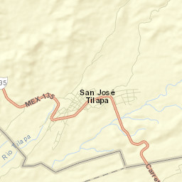 San José Tilapa Street Map