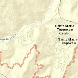 Santa María Teopoxco Street Map