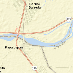 Papaloapan Street Map