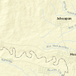 Huazuntlán Street Map