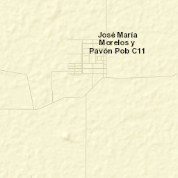 Poblado C-11 José María Morelos y Pavón Street Map