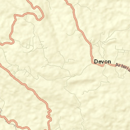 Devon Street Map