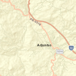 Adjuntas Street Map