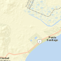 Punta Santiago Street Map