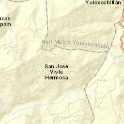 San Mateo Yoloxochitlán Street Map