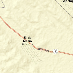 Mazín Grande Street Map