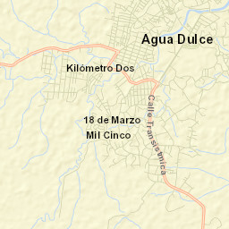 Agua Dulce Street Map
