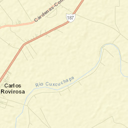 Río Seco 2da. Sección (Santiaguito) Street Map