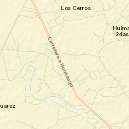 Pechucalco 2da. Sección (Las Cruces) Street Map