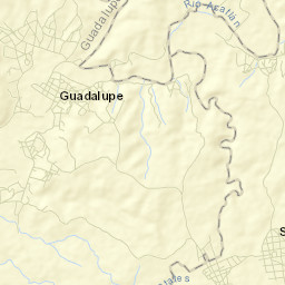 Guadalupe Santa Ana Street Map