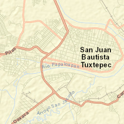 Tuxtepec Street Map