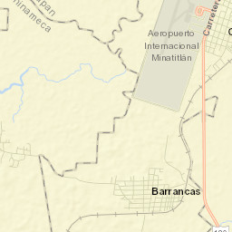 Barrancas Street Map