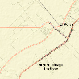 Miguel Hidalgo 2da. Sección B (La Natividad) Street Map
