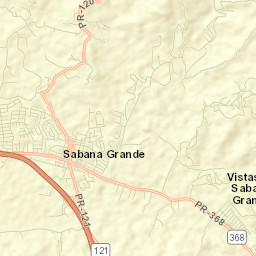 Sabana Grande Street Map