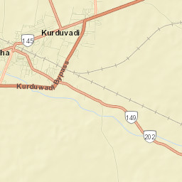 Kurduvadi Street Map