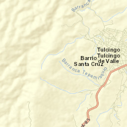 Tulcingo de Valle Street Map