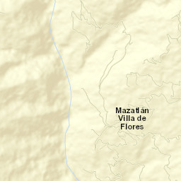 Mazatlán Villa de Flores Street Map
