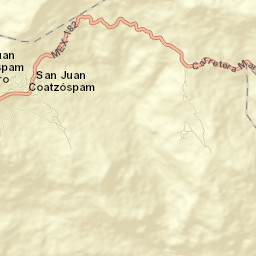 San Juan Coatzospam Street Map