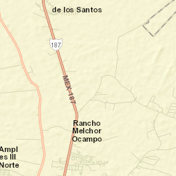 Melchor Ocampo Street Map