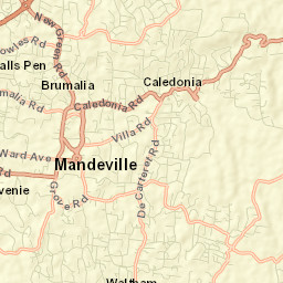 Mandeville Street Map