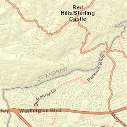Hughenden Street Map