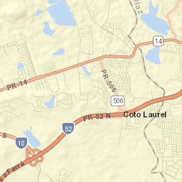 Coto Laurel Street Map