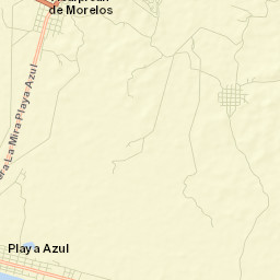 Playa Azul Street Map