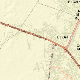 La Orilla Street Map