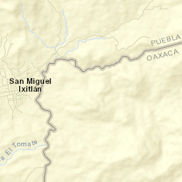 San Miguel Ixitlán Street Map