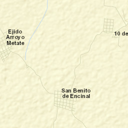 San Benito Encinal Street Map